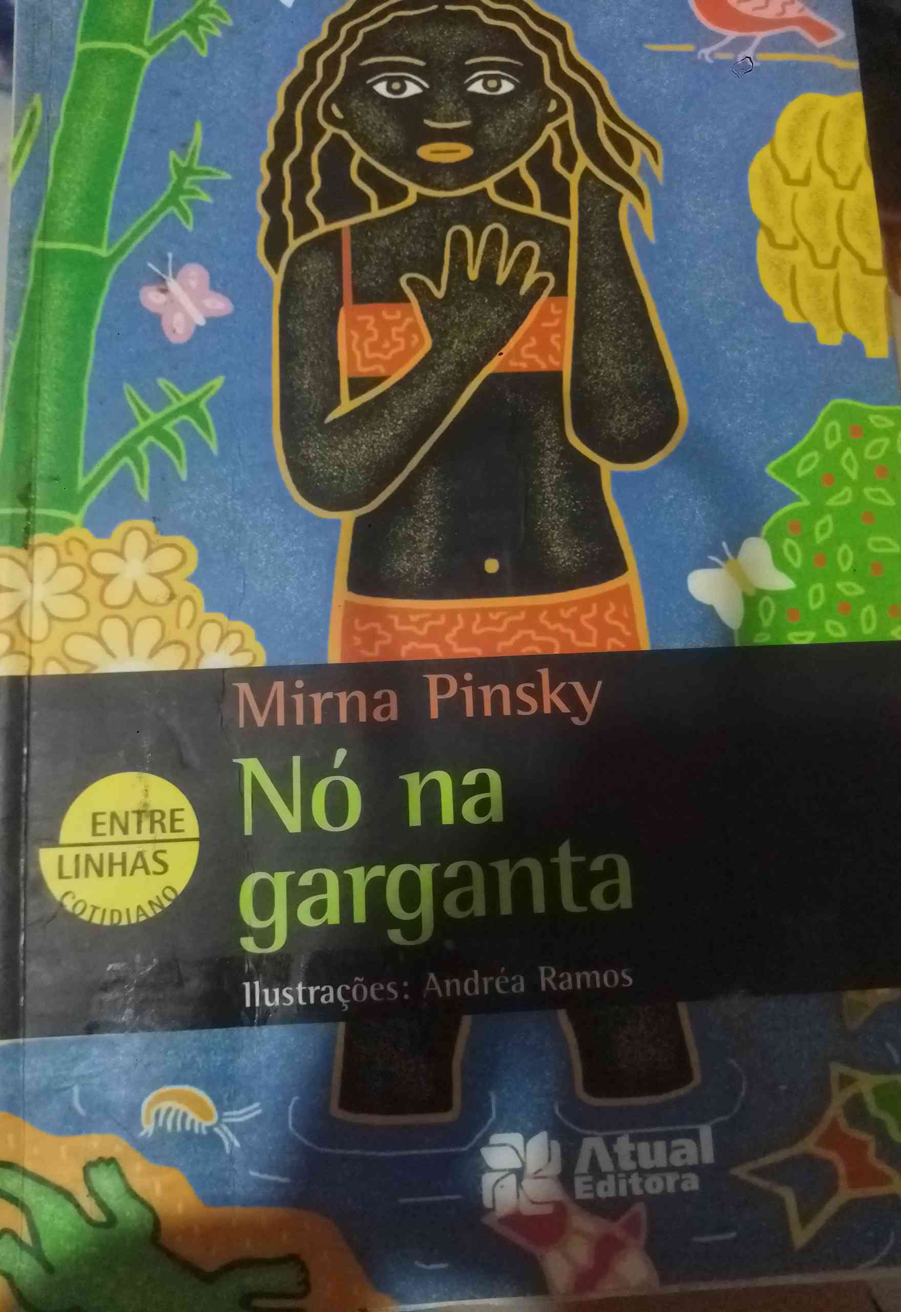 Capa do livro Nó na garganta, de Mirna pinsky