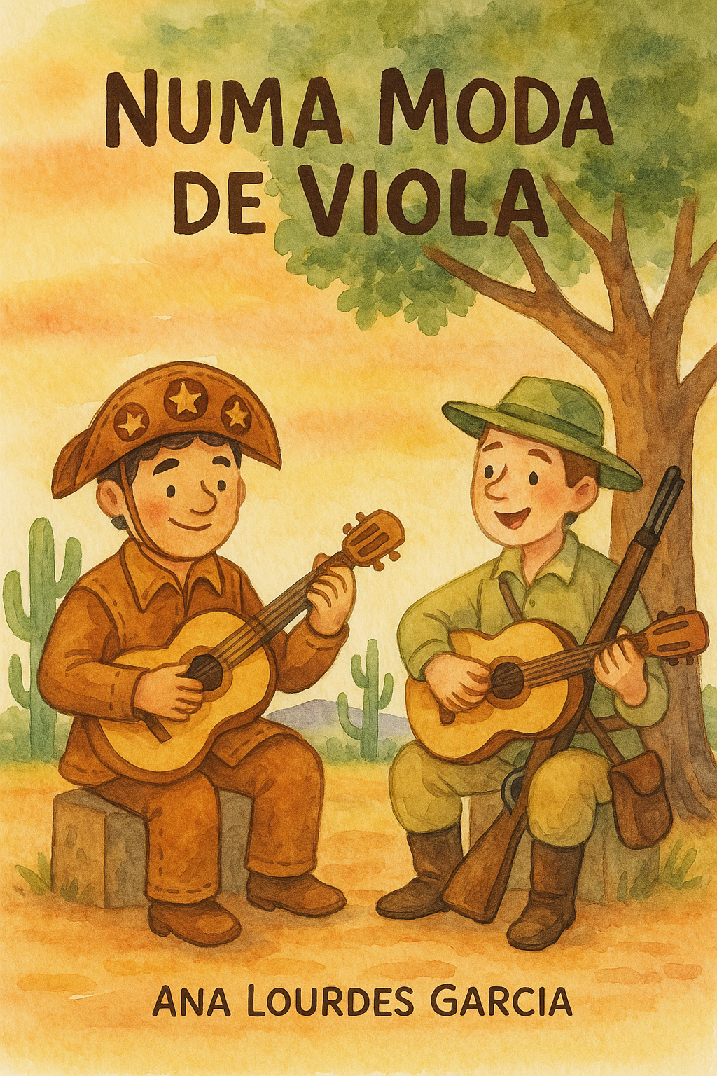 Capa do livro Numa Moda de Viola, de Ana Lourdes Garcia