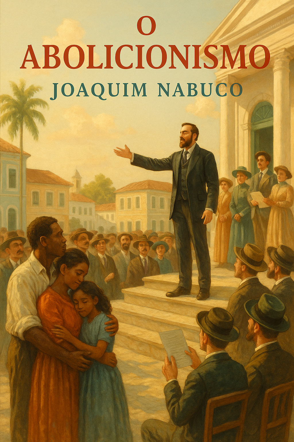 Capa do livro O Abolicionismo, de Joaquim Nabuco