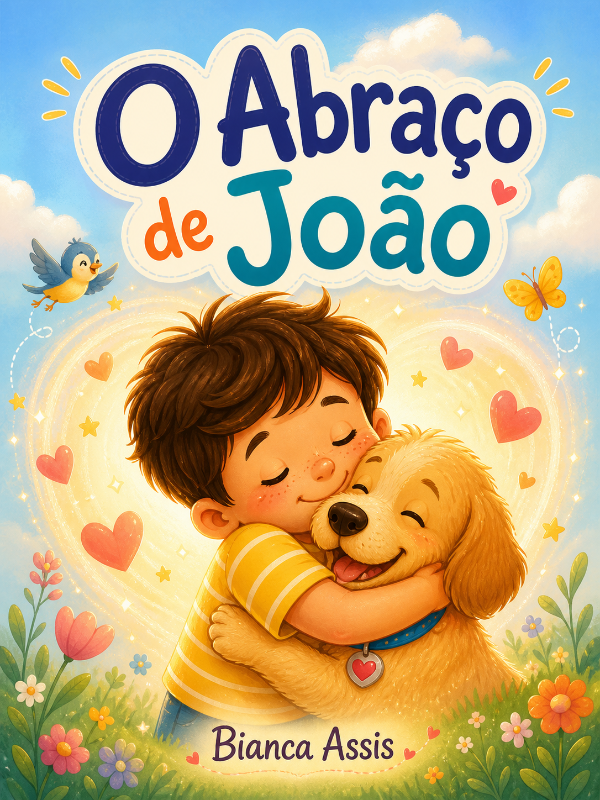 Capa do livro O Abraço de João, de Bianca Assis