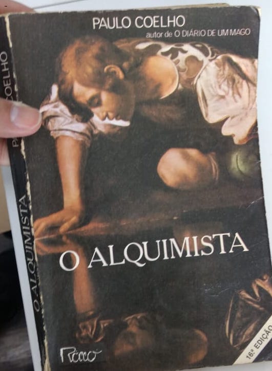 Capa do livro O ALQUIMISTA, de PAULO COELHO