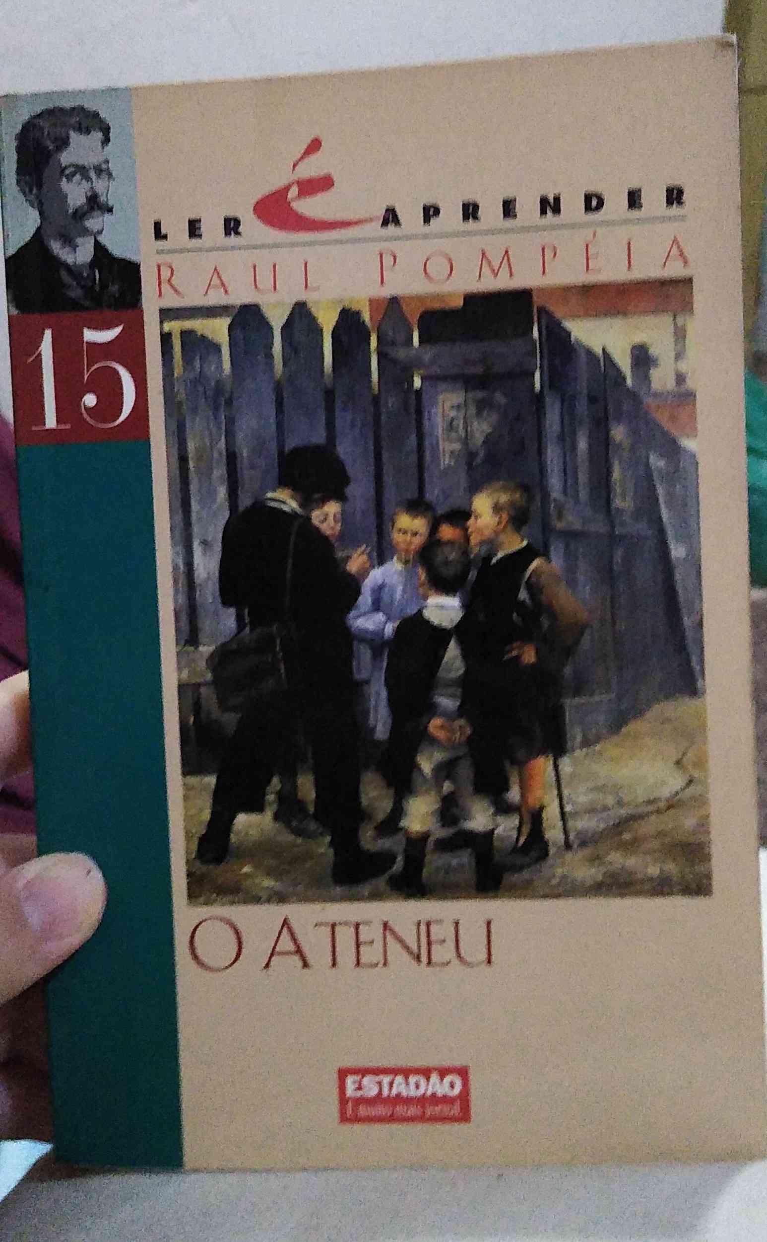 Capa do livro O ateneu, de Raul Pompéia