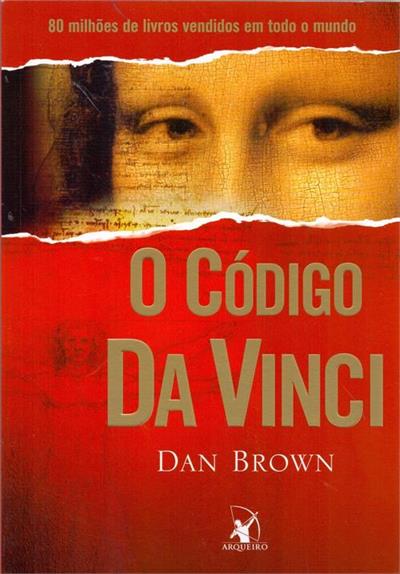 Capa do livro O Código Da Vinci, de Dan Brown