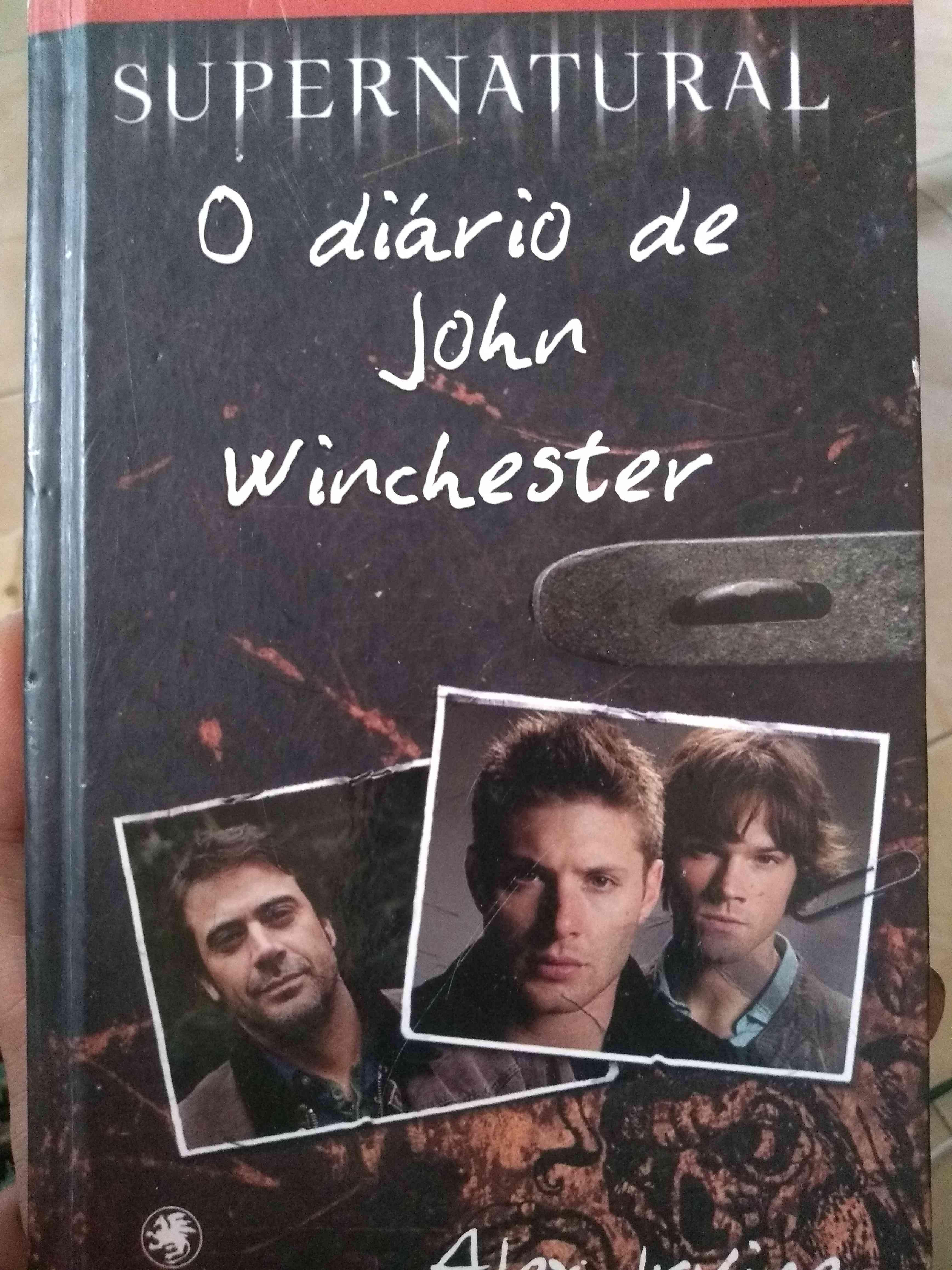 Capa do livro O diário de john Winchester, de Alex irvine