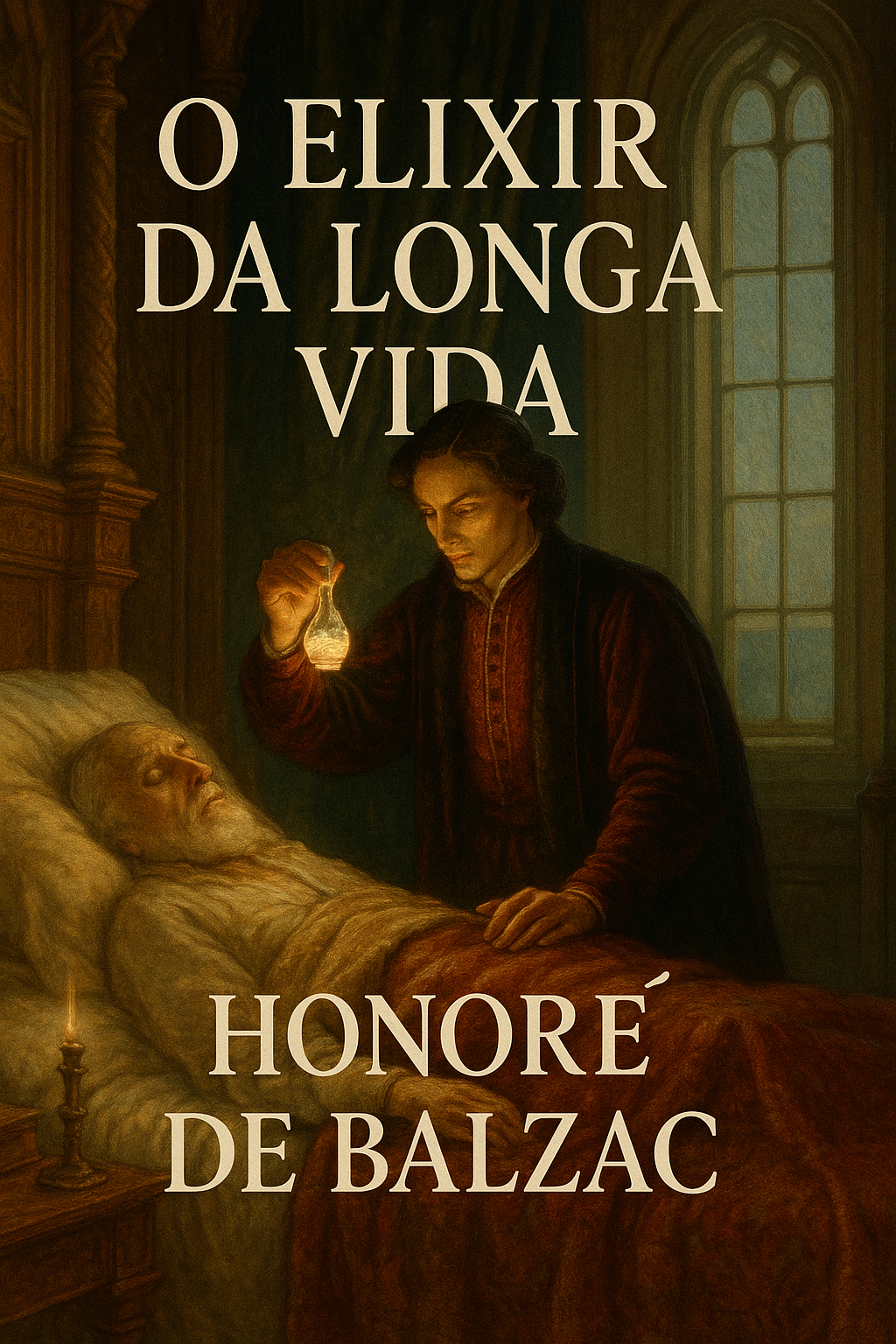 Capa do livro O Elixir da Longa Vida, de Honoré de Balzac