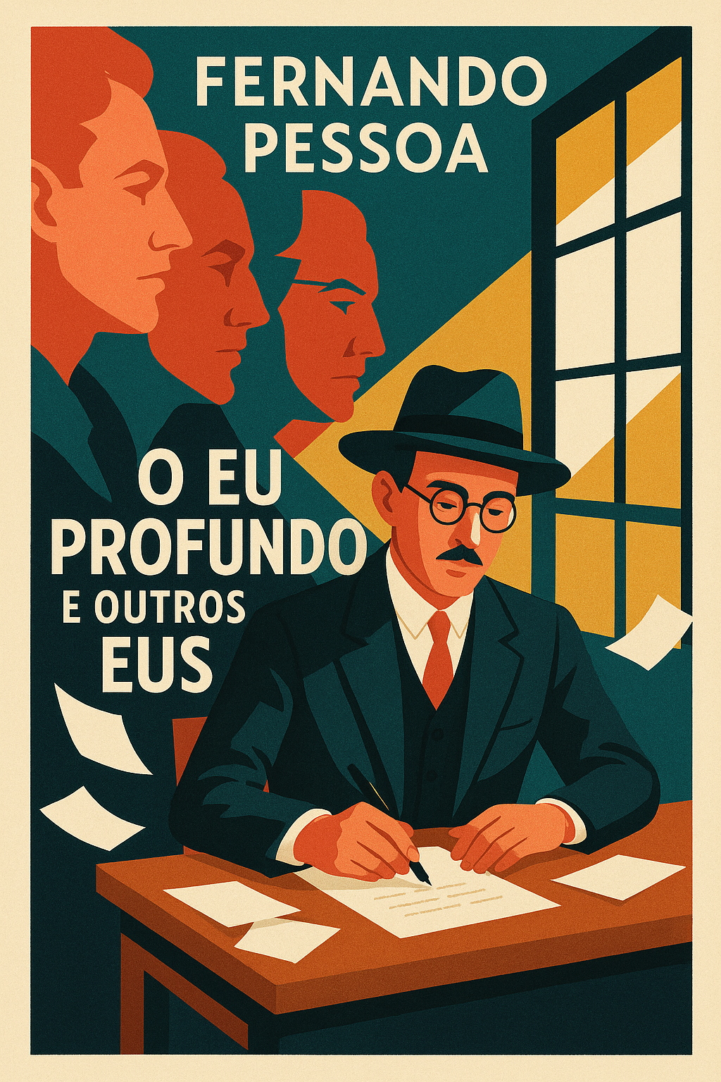 Capa do livro O Eu Profundo e Outros Eus, de Fernando Pessoa
