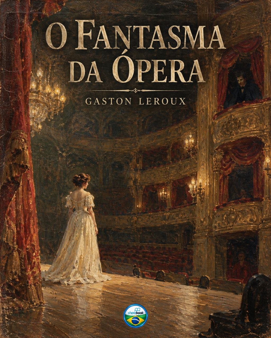 Capa do livro O Fantasma da Ópera, de Gaston Leroux