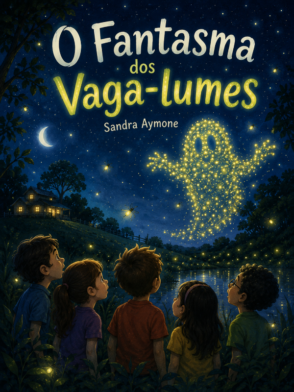 Capa do livro O Fantasma dos Vaga-lumes, de Sandra Aymone