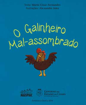 Capa do livro O Galinheiro Mal-Assombrado, de Mário Fernandes