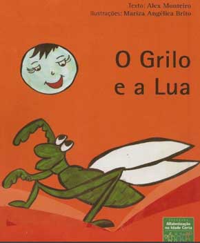 Capa do livro O Grilo e a Lua, de Alex Monteiro