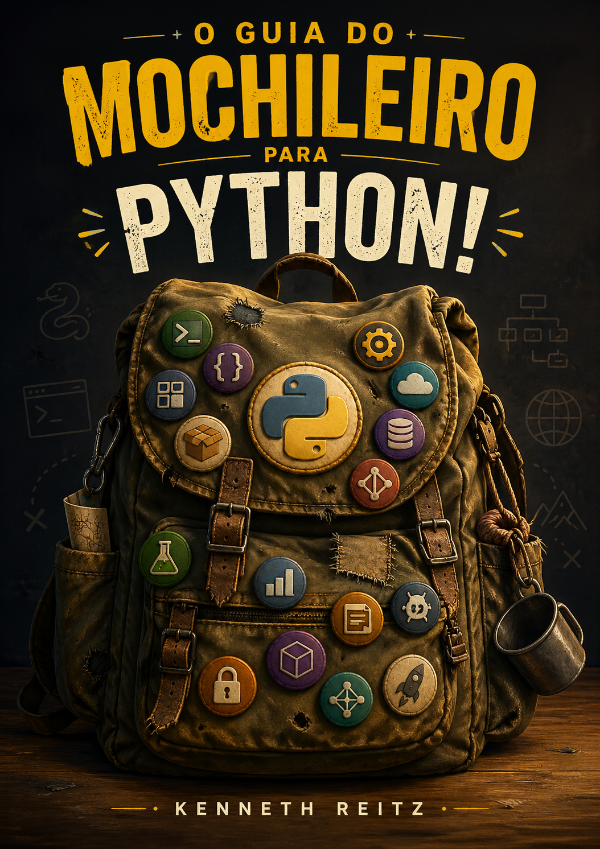 Capa do livro O Guia do Mochileiro para Python!, de Kenneth Reitz
