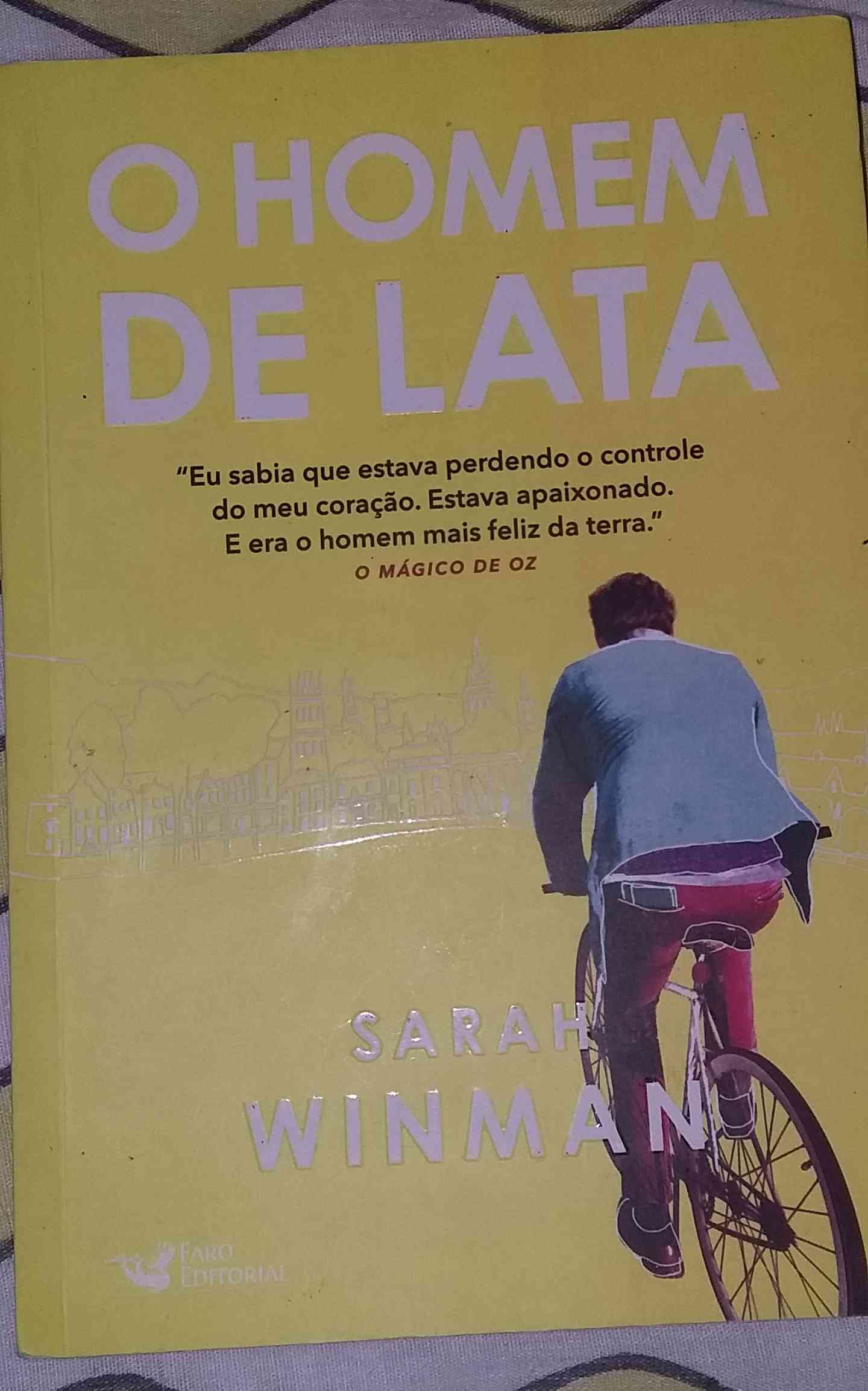 Capa do livro O Homem De Lata, de Sarah Winman