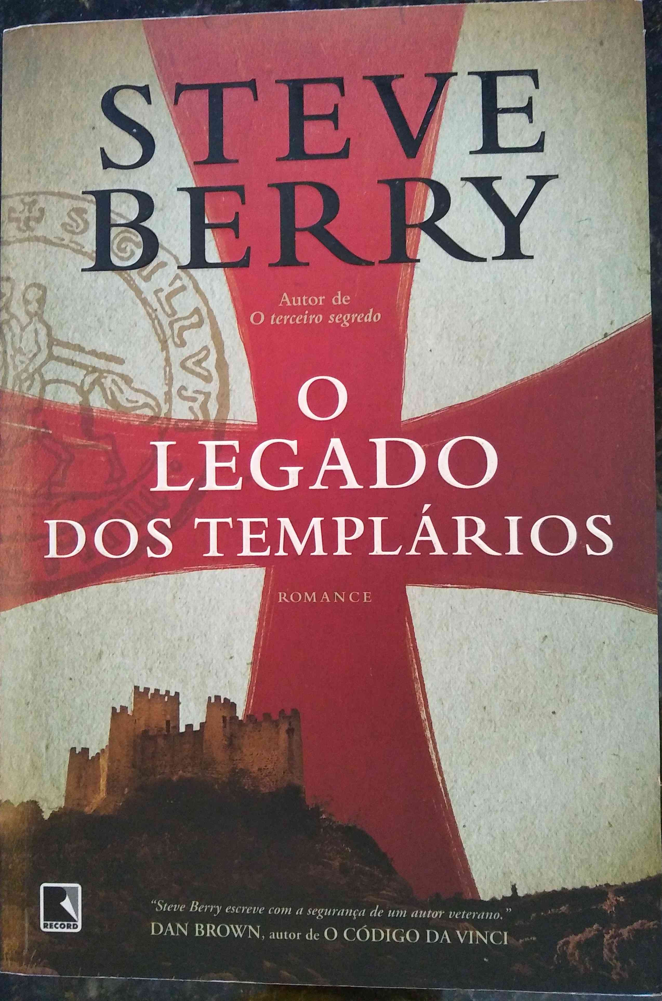 Capa do livro O Legado dos Templários, de Steve Berry