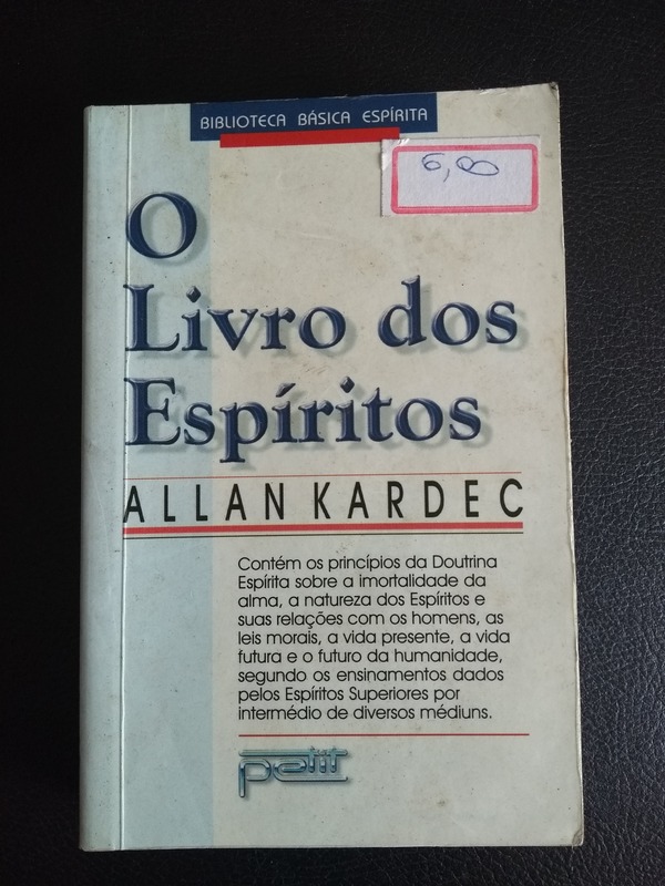 Capa do livro O Livro Dos Espíritos, de Kardec,Allan