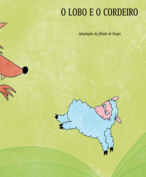 Capa do livro O Lobo e o Cordeiro, de Amália Simonetti