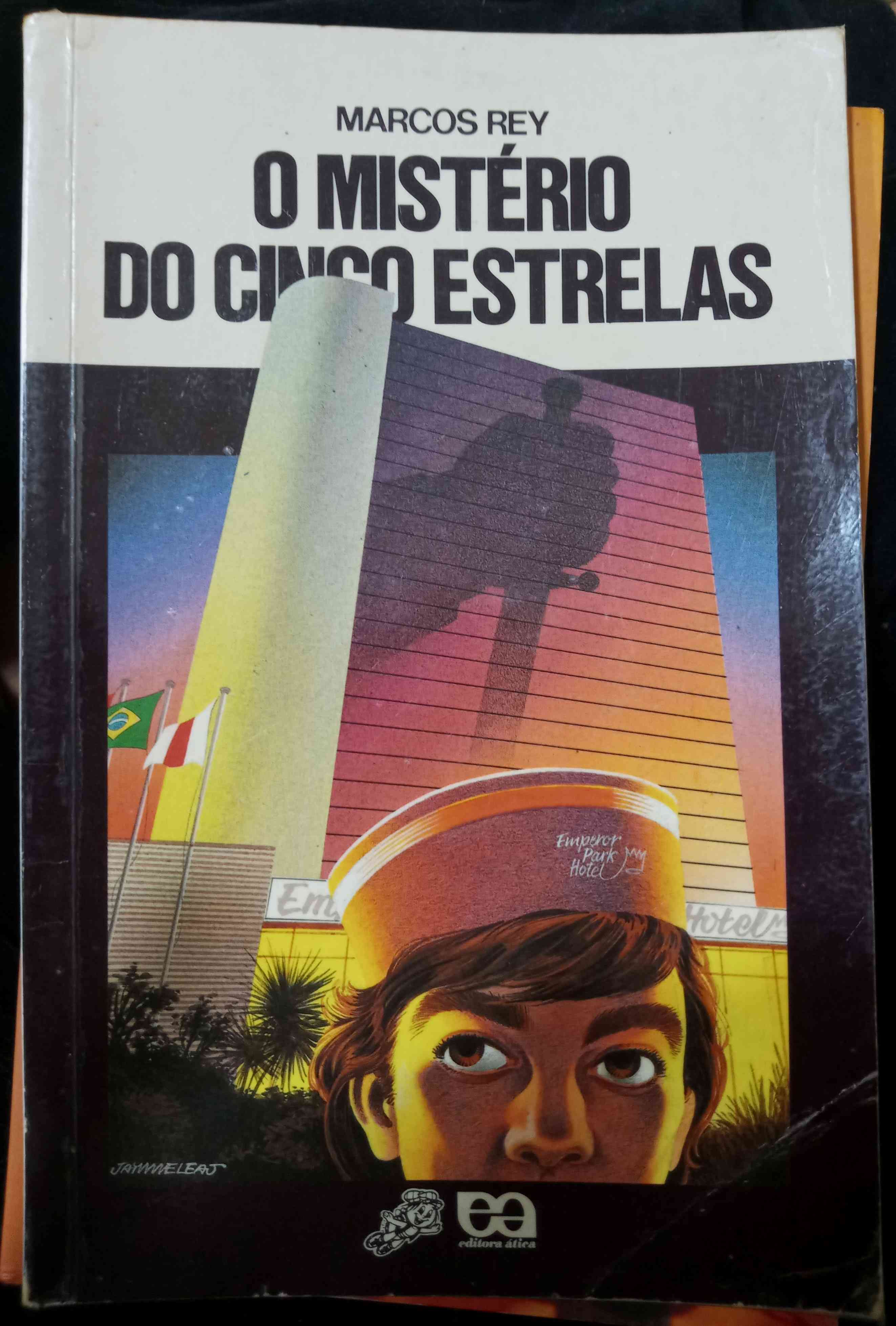 Capa do livro O mistério do cinco estrelas, de Marcos Rey