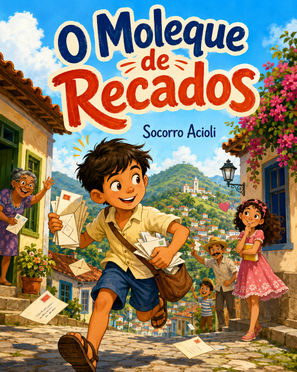 Capa do livro O Moleque de Recados, de Socorro Acioli