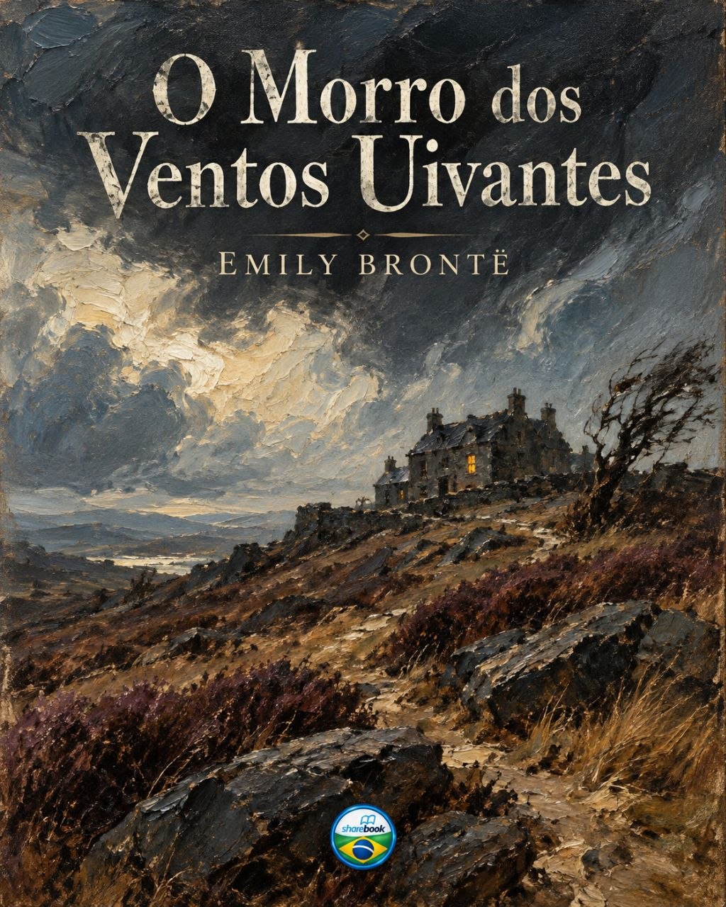 Capa do livro O Morro dos Ventos Uivantes, de Emily Brontë