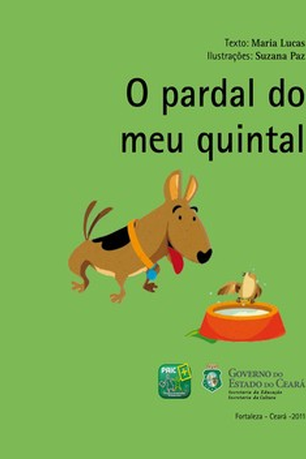 Capa do livro O Pardal do Meu Quintal, de Maria Lucas