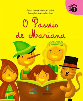 Capa do livro O Passeio de Mariana, de Vieira da Silva