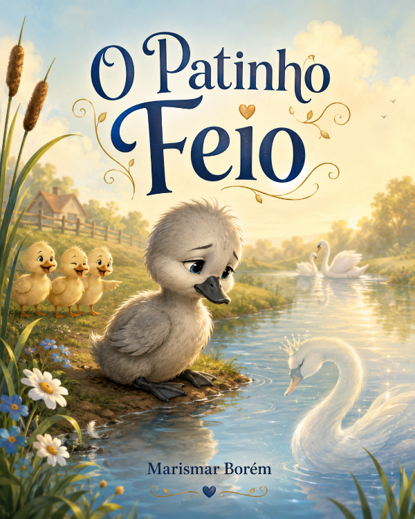 Capa do livro O Patinho Feio, de Marismar Borém