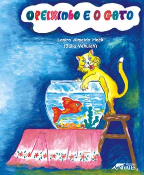 Capa do livro O Peixinho e o Gato, de Lenira Almeida