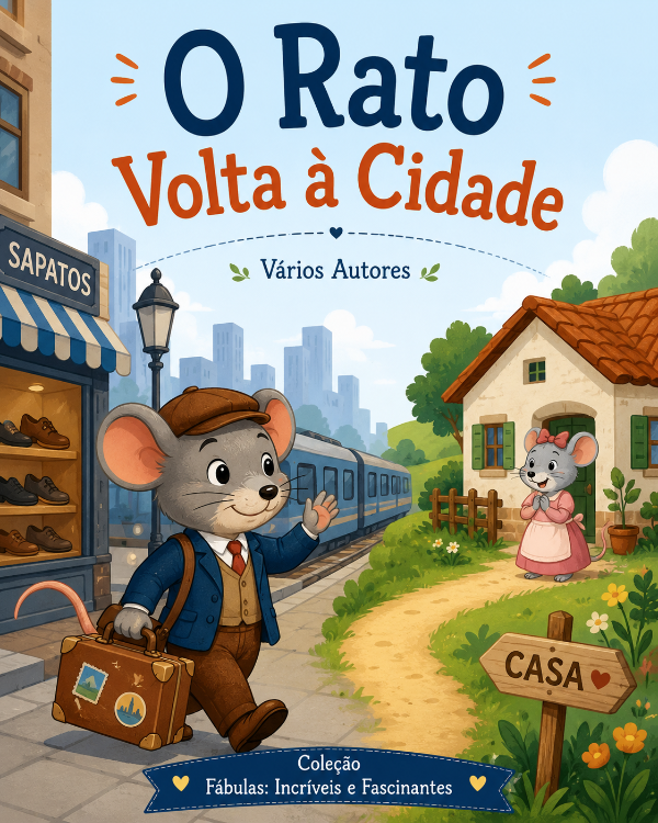Capa do livro O Rato Volta à Cidade, de Vários Autores