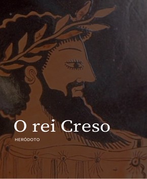 Capa do livro O Rei Creso, de Heródoto