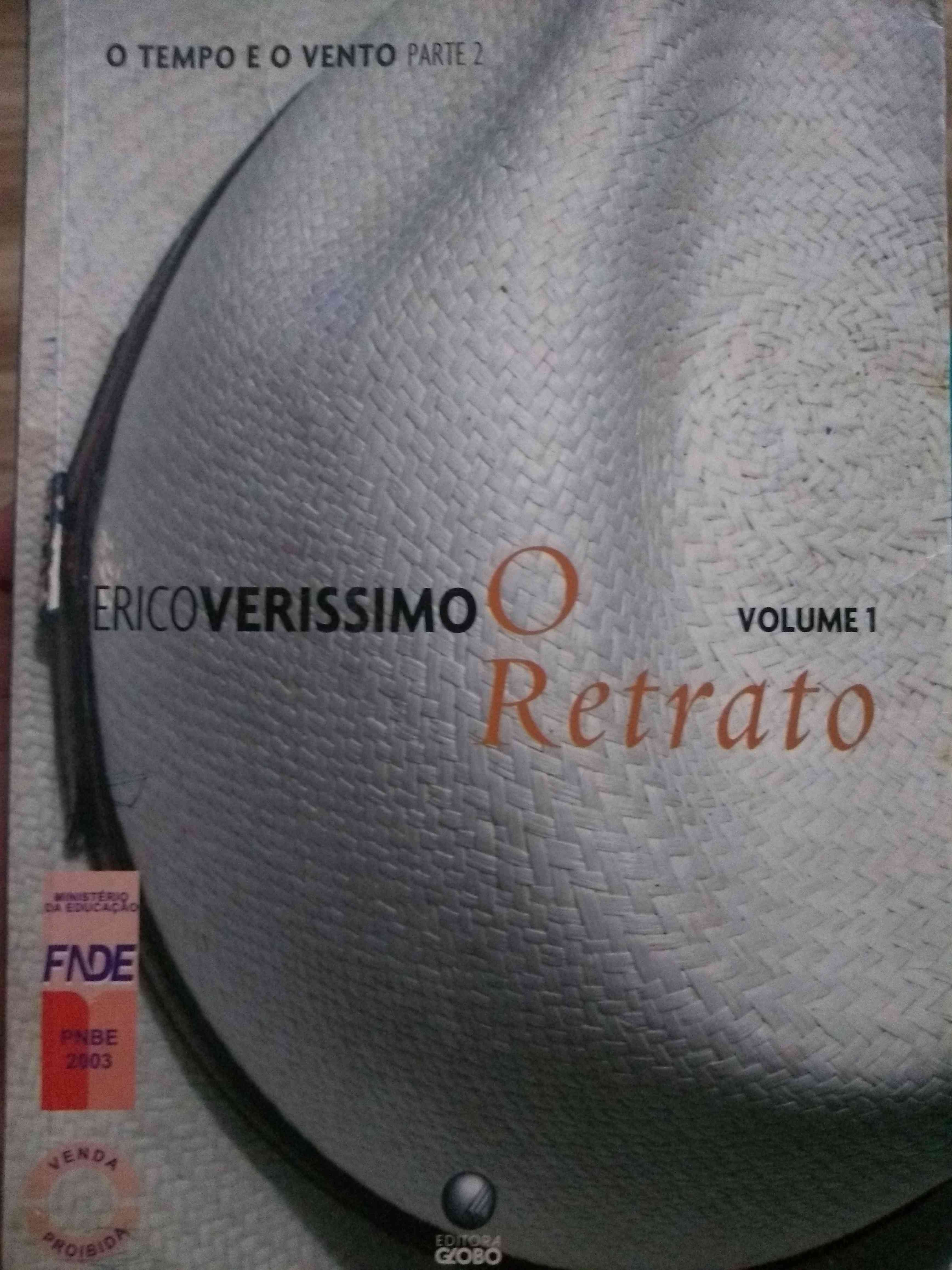 Capa do livro O Retrato, de Erico Veríssimo