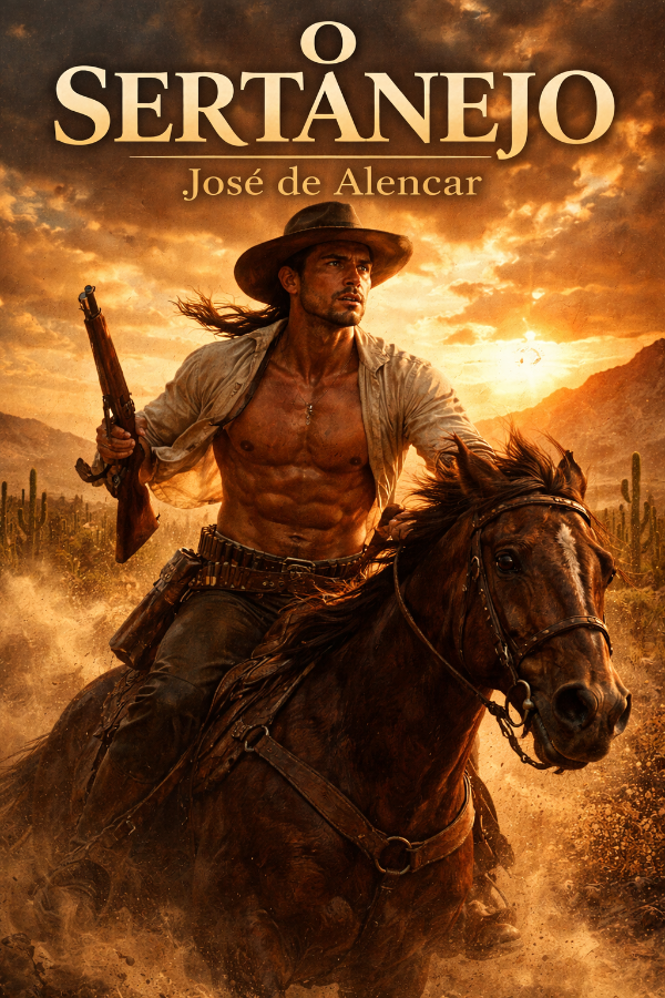 Capa do livro O Sertanejo, de José de Alencar