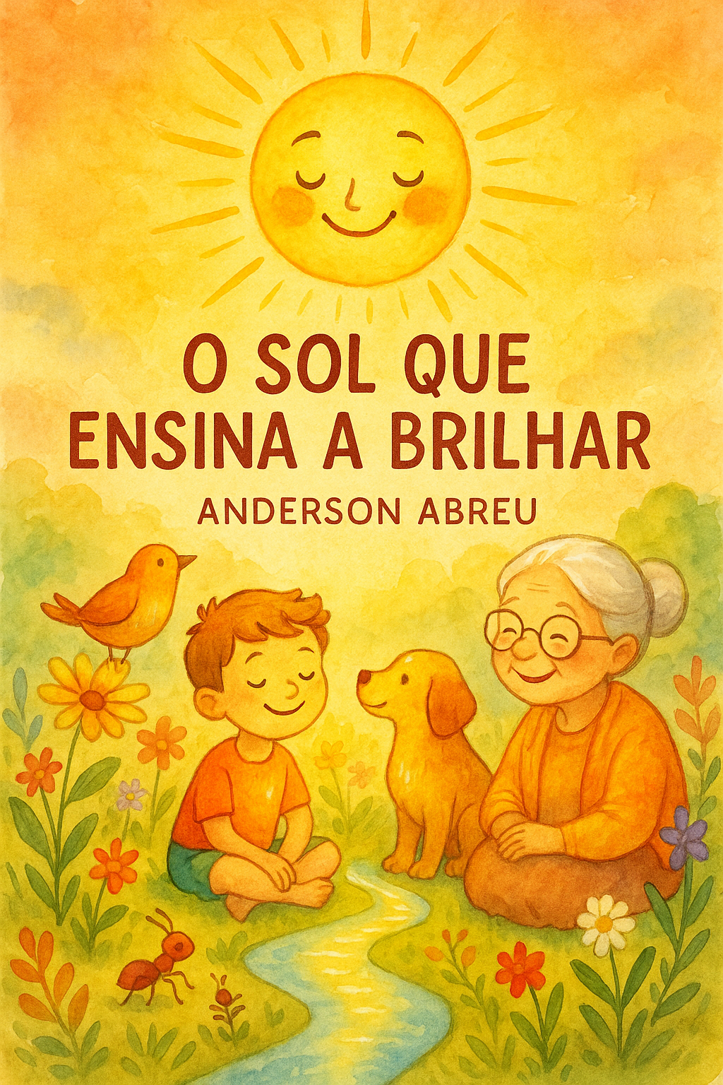 Capa do livro O Sol que Ensina a Brilhar, de Anderson Abreu