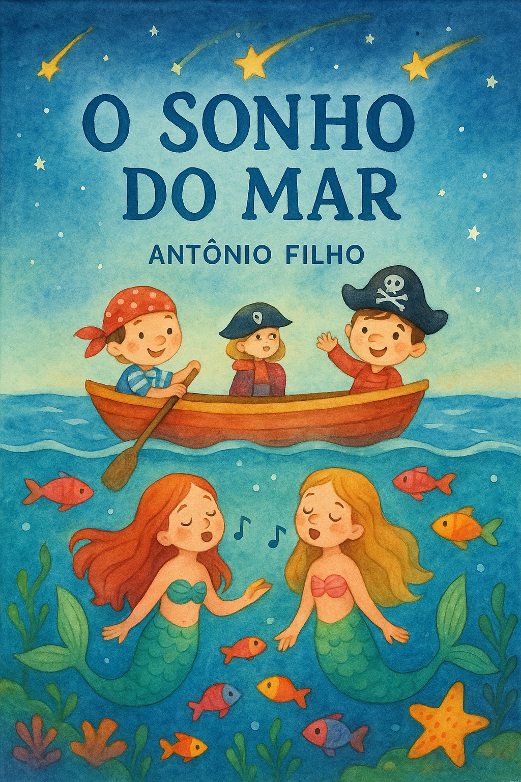 Capa do livro O Sonho do Mar, de Antônio Filho