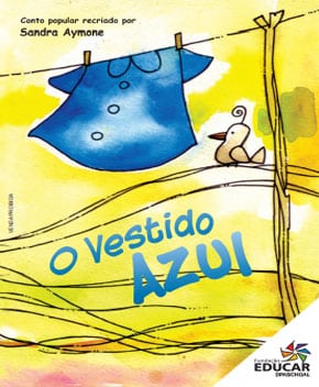 Capa do livro O Vestido Azul, de Sandra Aymone