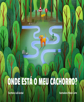 Capa do livro Onde Está o Meu Cachorro?, de Loli Acebal