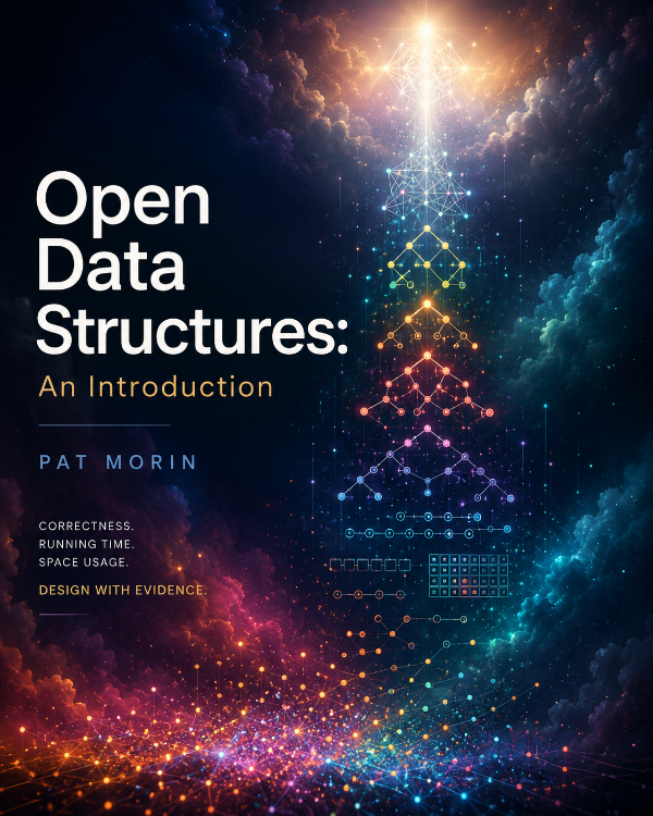 Capa do livro Open Data Structures: An Introduction, de Pat Morin