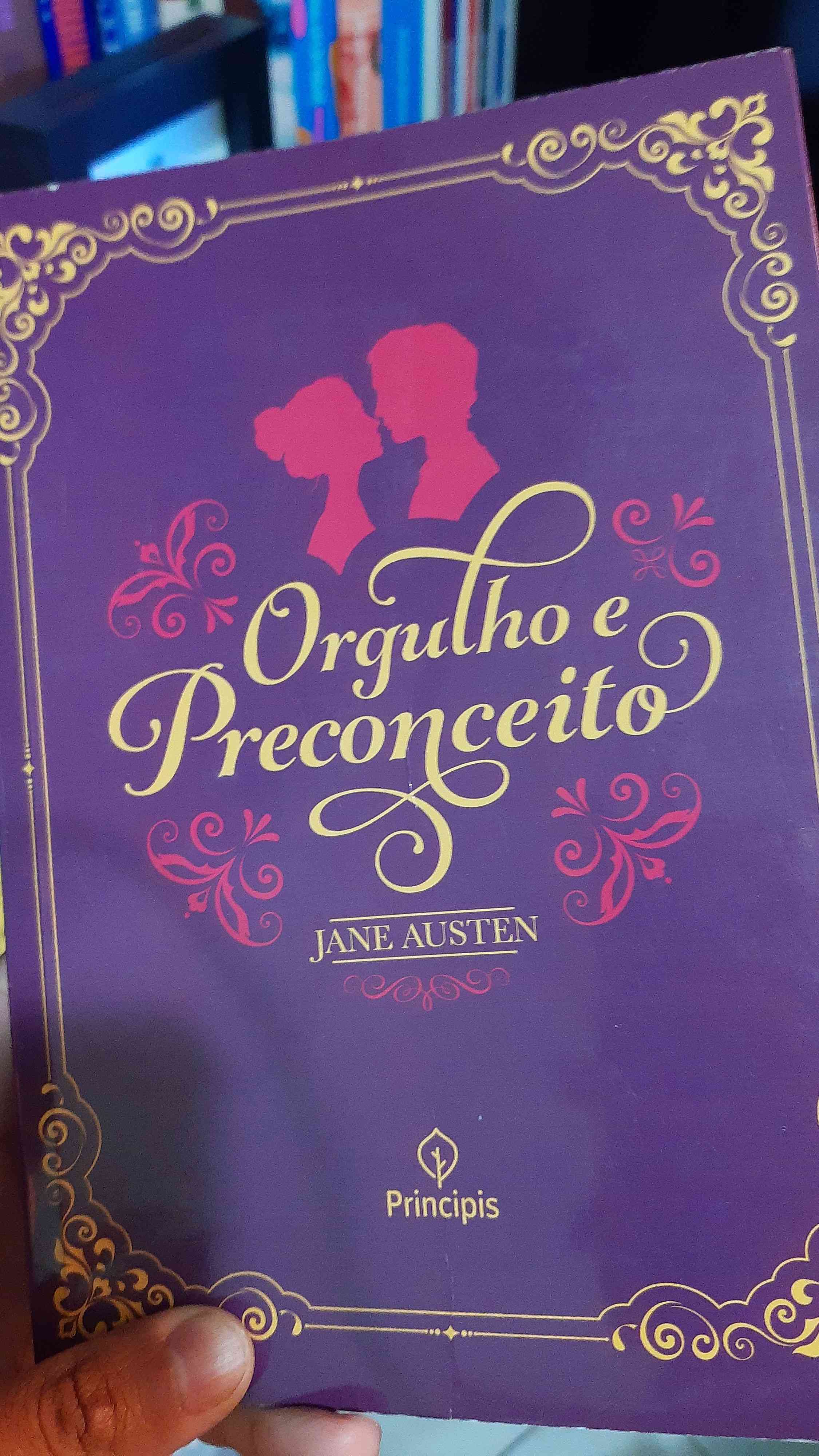 Capa do livro Orgulho e Preconceito, de Jane Austen