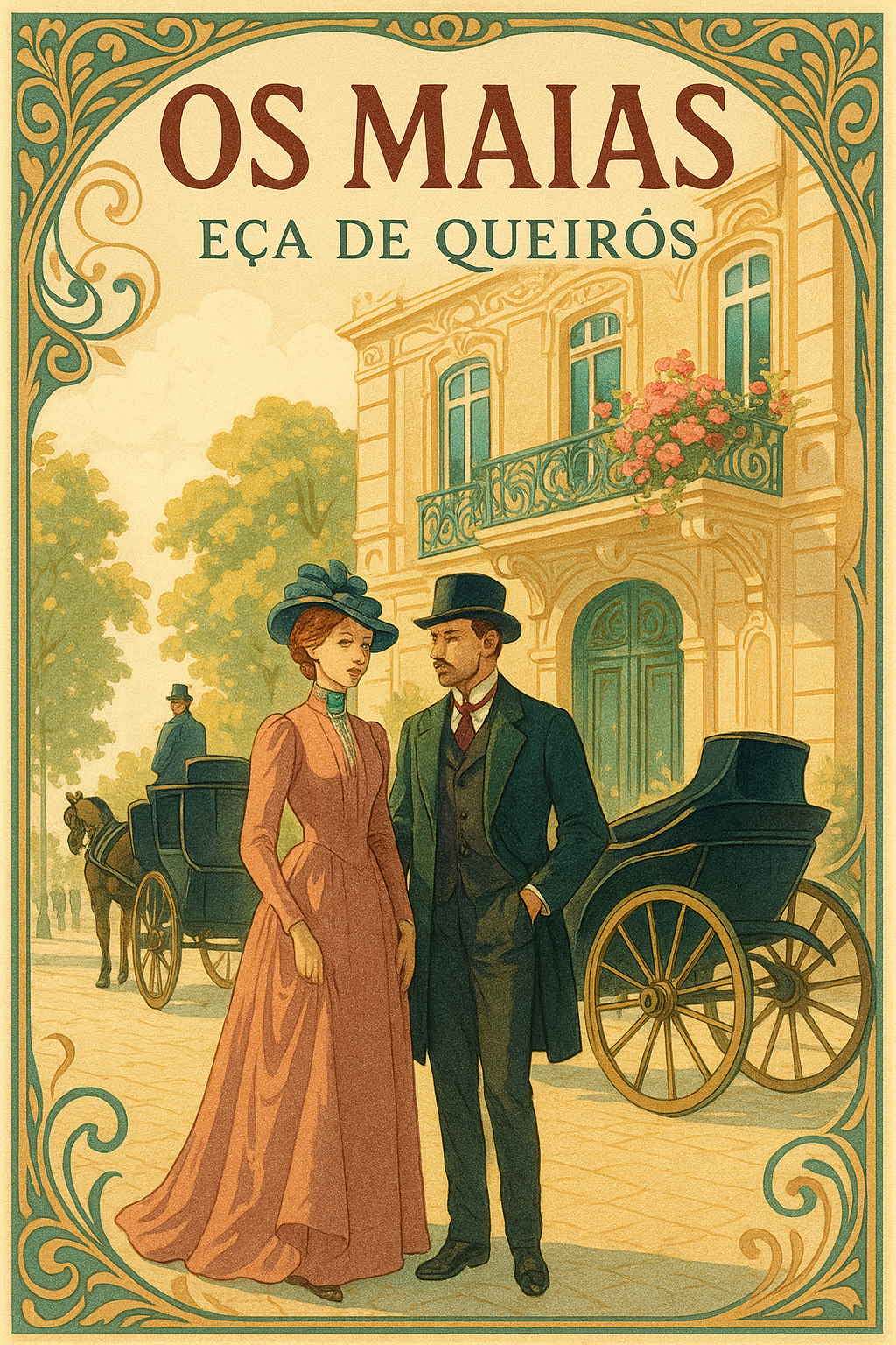 Capa do livro Os Maias, de Eça De Queirós