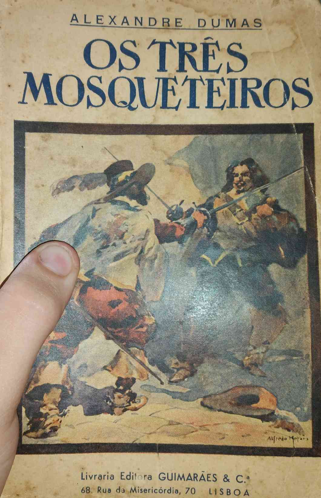 Capa do livro Os três mosqueteiros, de Alexandre dumas