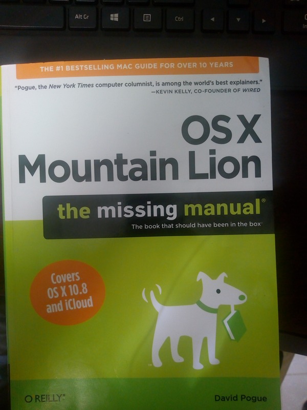 Capa do livro OS X Mountain Lion: The Missing Manual (Missing Manuals), de David Pogue