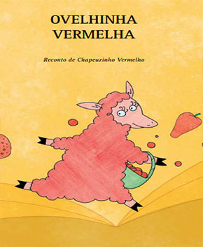 Capa do livro Ovelhinha Vermelha, de Amália Simonetti