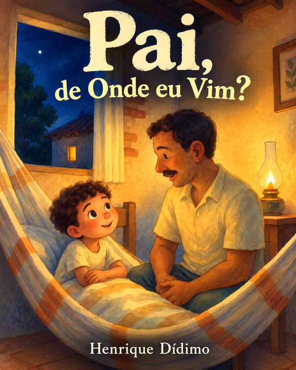 Capa do livro Pai, de Onde eu Vim?, de Henrique Dídimo