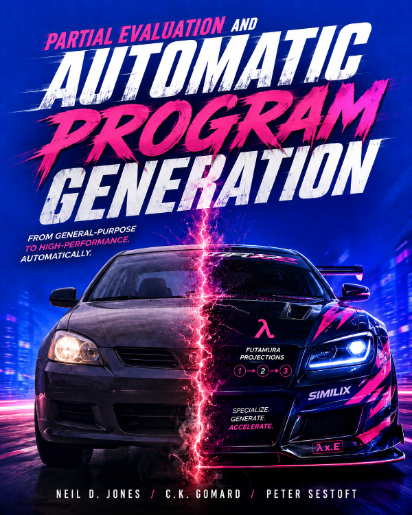 Capa do livro Partial Evaluation and Automatic Program Generation, de Neil D. Jones, C.K. Gomard, Peter Sestoft