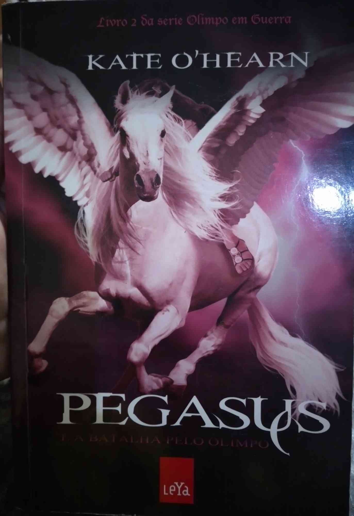 Capa do livro Pegasus e a batalha pelo Olimpo , de Kate O' Hearn