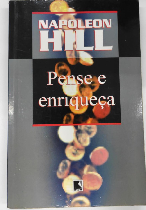 Capa do livro Pense e enriqueça, de Napoleon Hill