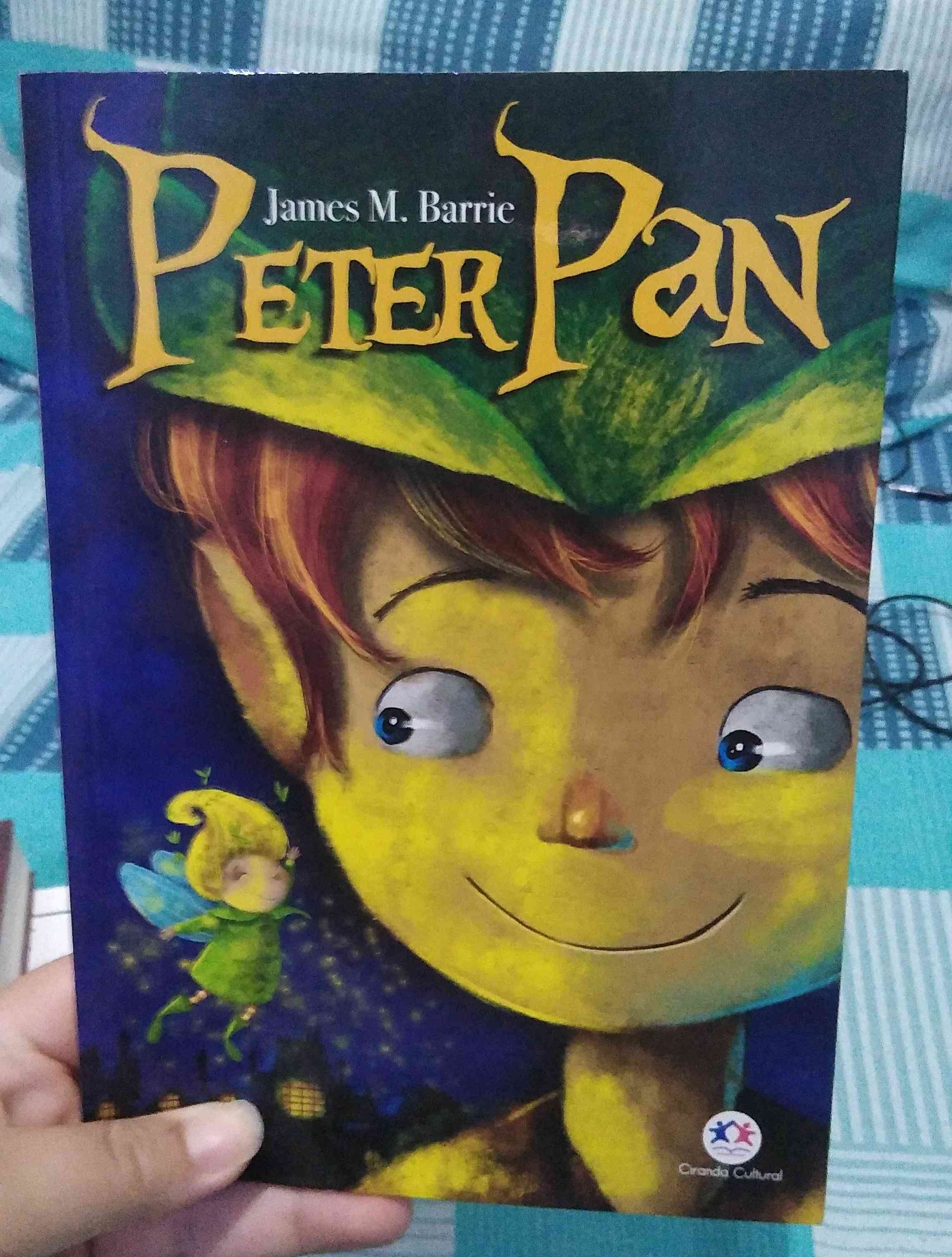 Capa do livro Peter pan, de James M.Barrie