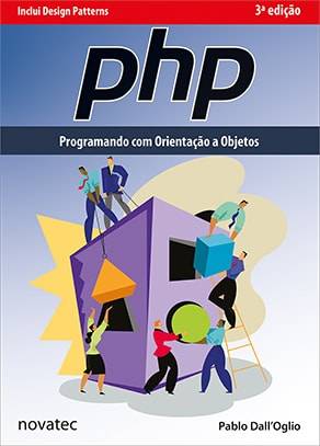 Capa do livro PHP Programando com Orientação a Objetos, de Pablo Dall’Oglio