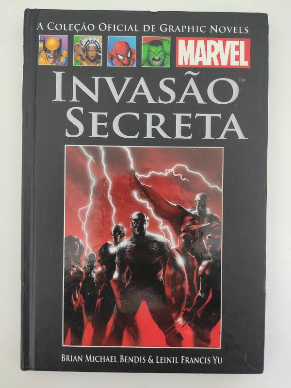 Capa do livro Poderosos Vingadores: Invasão Secreta, de Brian Michael Bendis