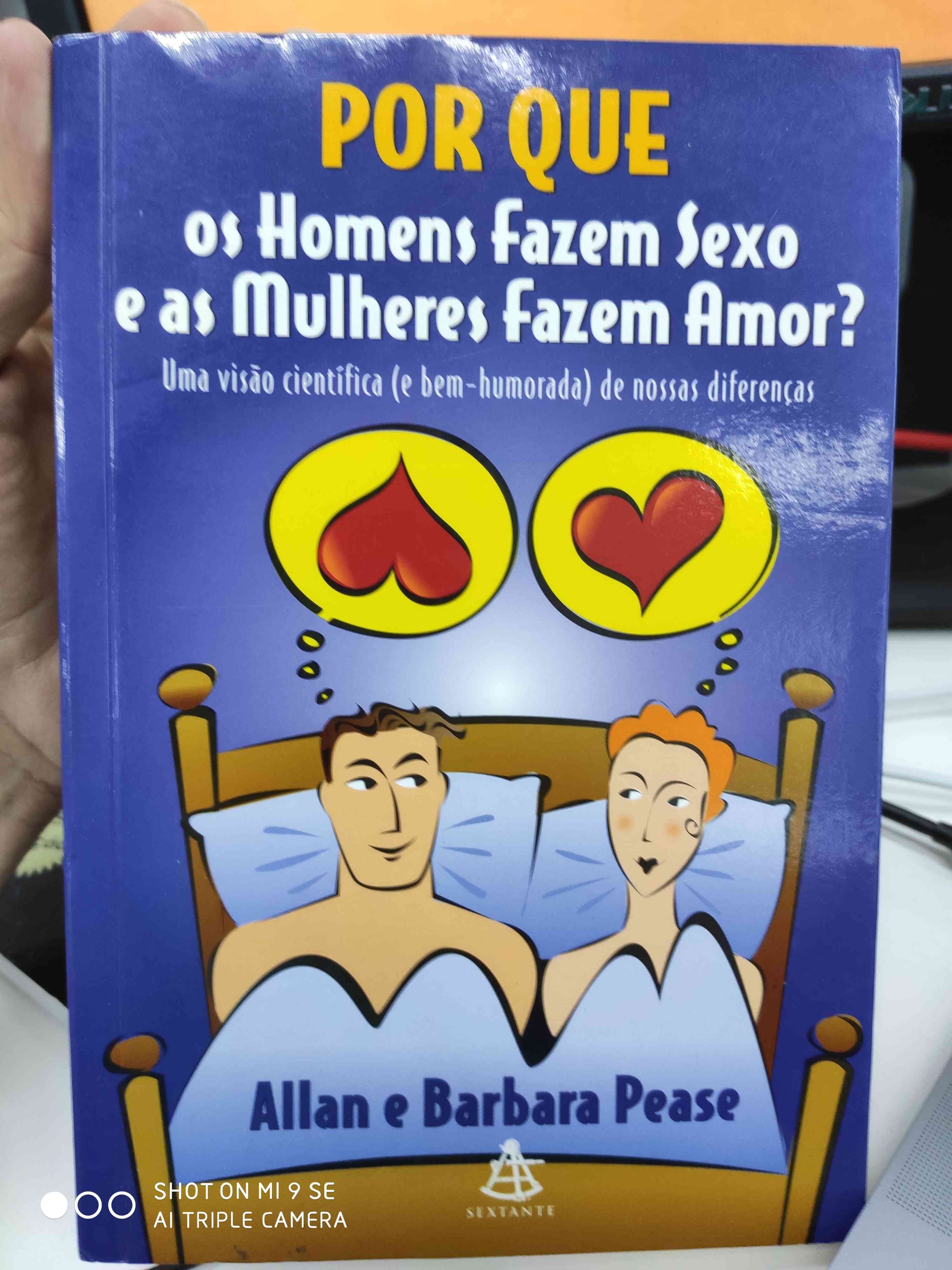 Capa do livro Por que homens fazem sexo e as mulheres fazem amor?, de Allan e Barbara Pease