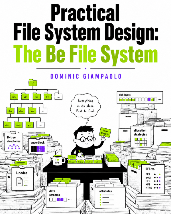 Capa do livro Practical File System Design: The Be File System, de Dominic Giampaolo