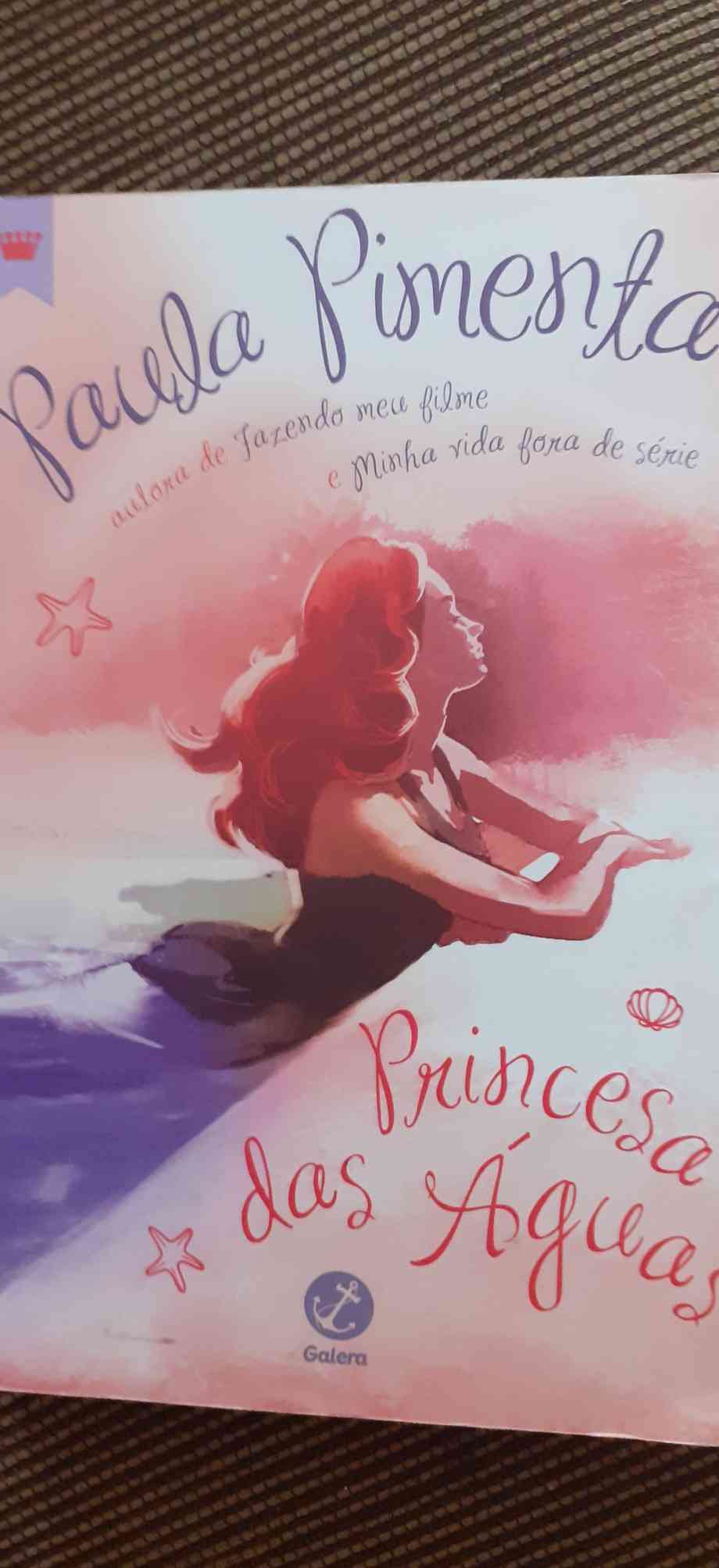 Capa do livro Princesa das águas, de Paula pimenta